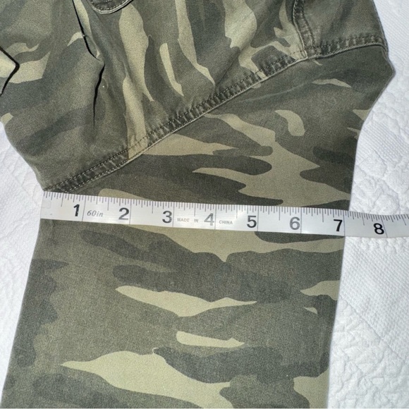 Lucky Brand Green Camo Trench Jacket Size Extra Small - Picture 7 of 11